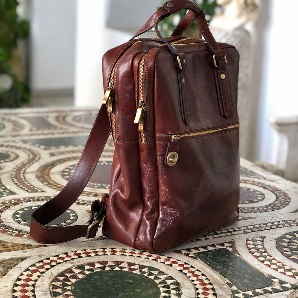 Best italian leather backpacks Clearance