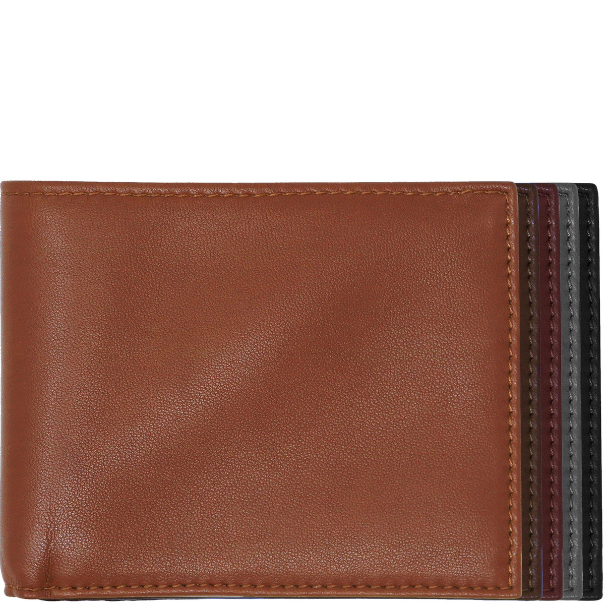 Floto Firenze Italian Nappa Leather Double Billfold I.D. Wallet