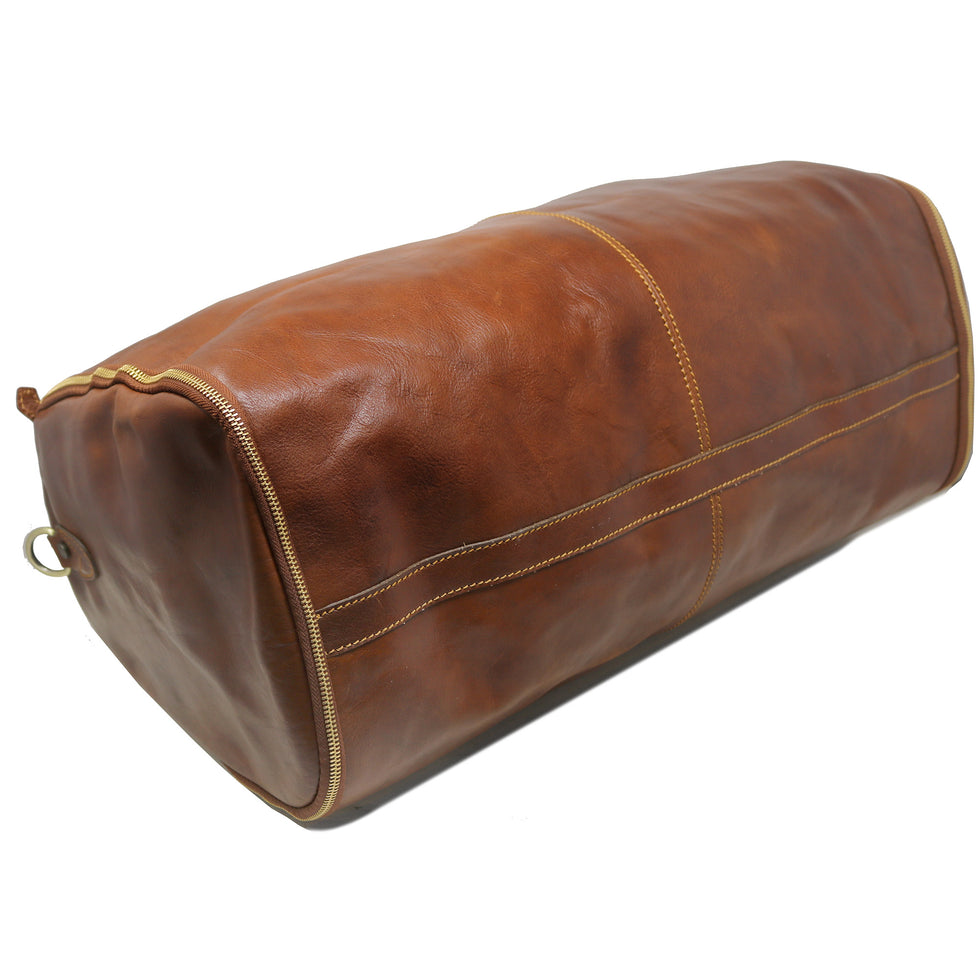 Borsone 2 In 1 In Tela E Pelle: Borsa Viaggio Pieghevole Con Porto Abiti, Comparto Cravatte E Tracolla Imbottita, 24L - 4