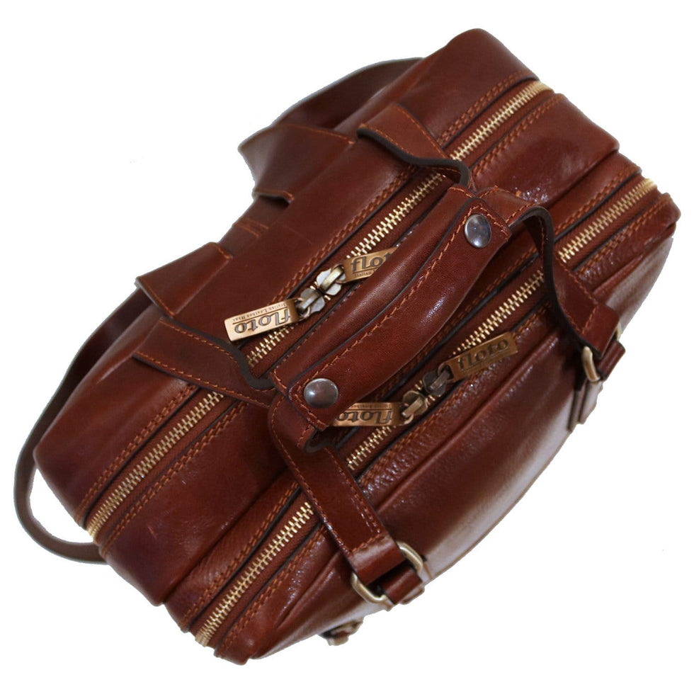 Floto Firenze Top Handle Backpack in Full Grain Calfskin Leather